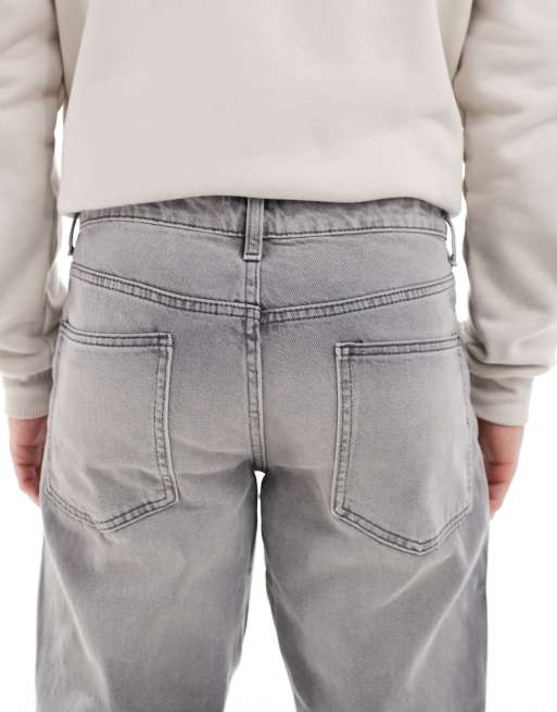 ASOS DESIGN – Grå, avsmalnande jeans , 4 av 5