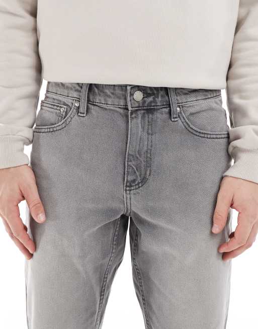 ASOS DESIGN – Grå, avsmalnande jeans , 5 av 5