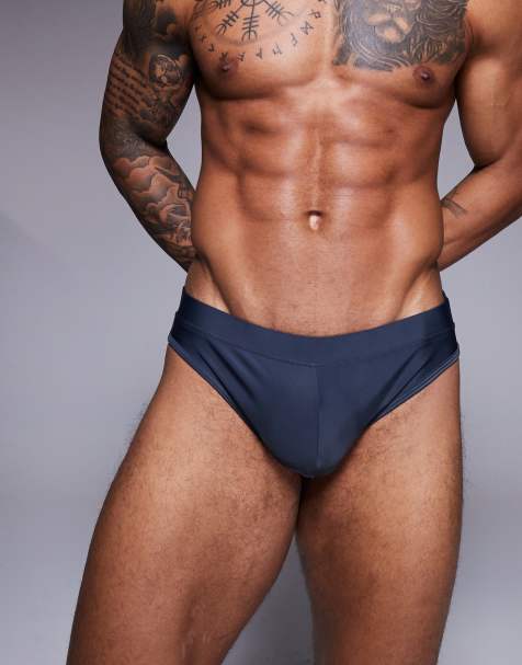 ASOS DESIGN – Grå badbyxor - view 1