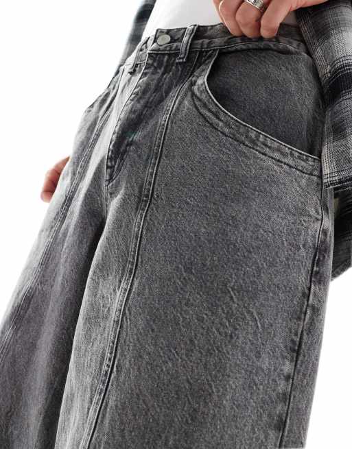 ASOS DESIGN – Grå baggy jeans, 3 av 5