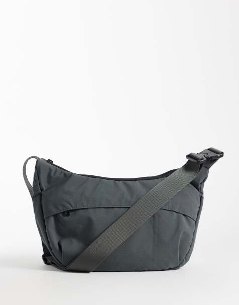 ASOS DESIGN - Grå crossbody-taske i nylon - view 1