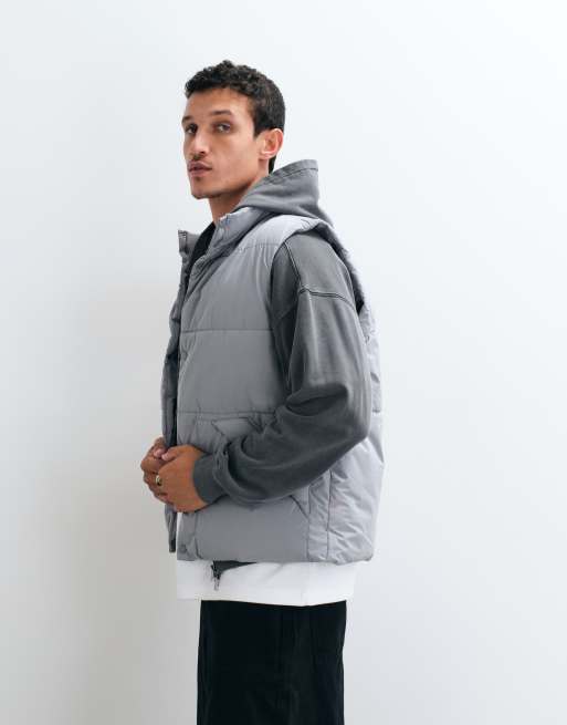 ASOS DESIGN - Grå dynevest, 5 af 5