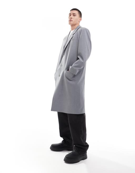 ASOS DESIGN – Grå finkappa i oversize och dad-modell , 4 av 5