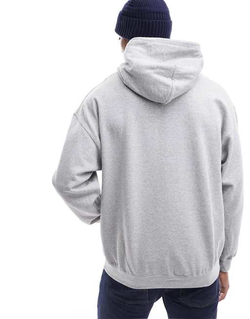 ASOS DESIGN – Grå huvtröja i oversize med "Los Angeles"-tryck, 2 av 3