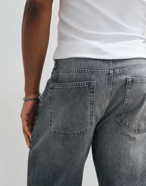 ASOS DESIGN - Grå jeans med lige ben, 4 af 5