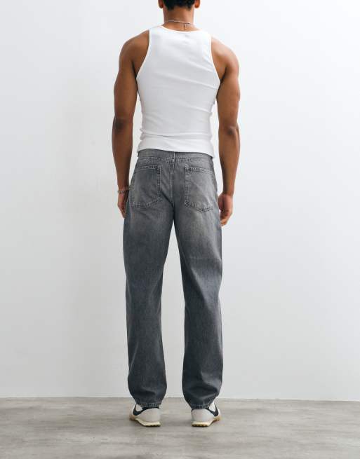 ASOS DESIGN - Grå jeans med lige ben, 5 af 5