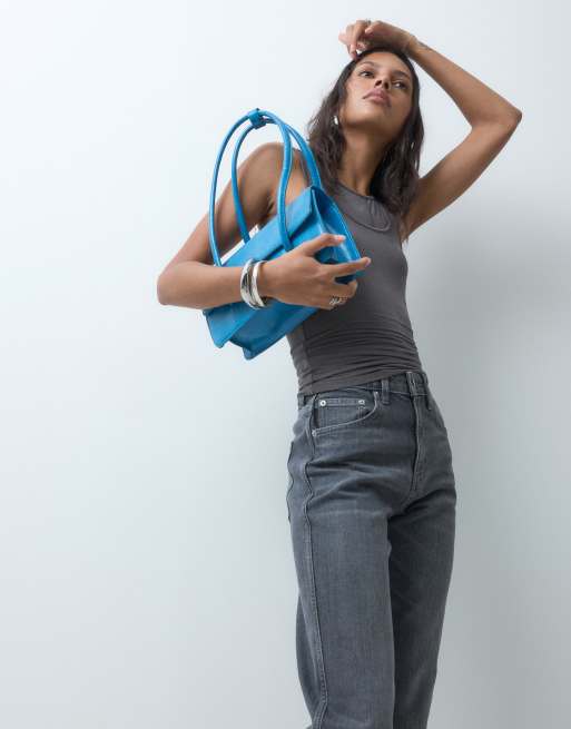 ASOS DESIGN – Grå jeans med raka ben och bekväm stretch, 2 av 5
