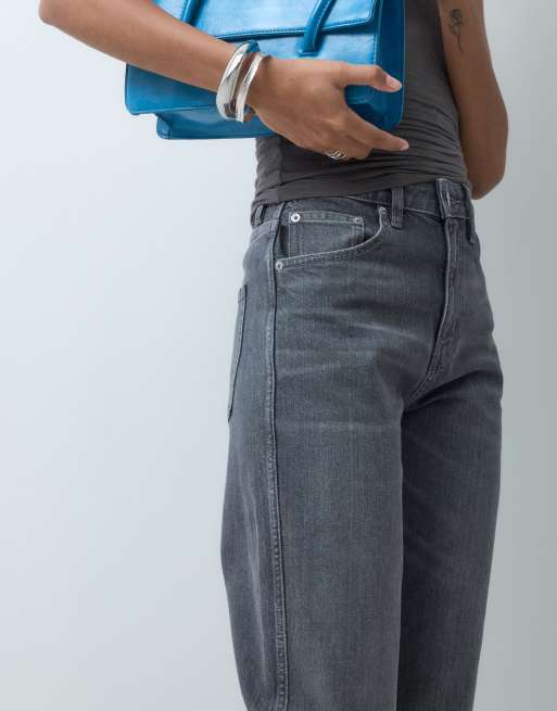 ASOS DESIGN – Grå jeans med raka ben och bekväm stretch, 4 av 5