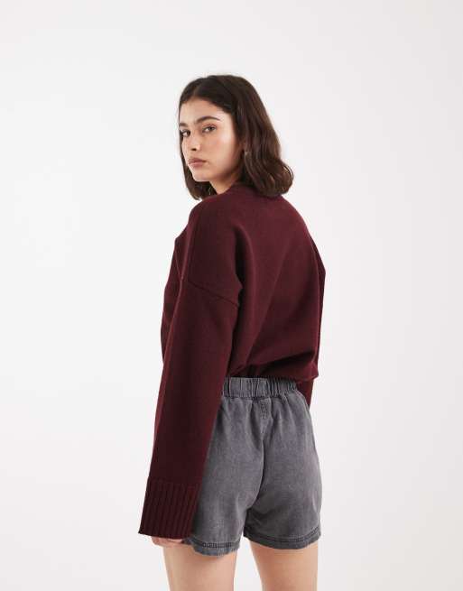 ASOS DESIGN - Grå jogging-shorts i denim, 4 af 5