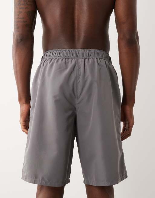 ASOS DESIGN – Grå långa badshorts, 5 av 5