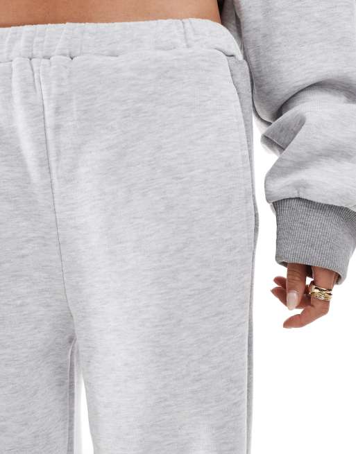 ASOS DESIGN – Grå mjukisbyxor med vida ben och paneldetaljer, del av set, 5 av 5