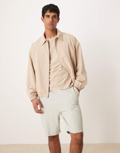 ASOS DESIGN - Grå og smalle shorts i pique - view 1