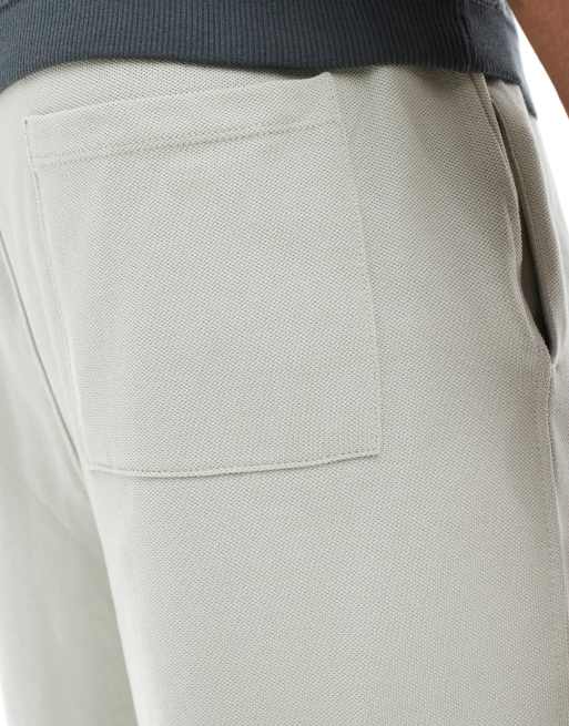 ASOS DESIGN - Grå og smalle shorts i pique, 2 af 5