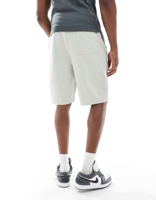 ASOS DESIGN - Grå og smalle shorts i pique, 5 af 5