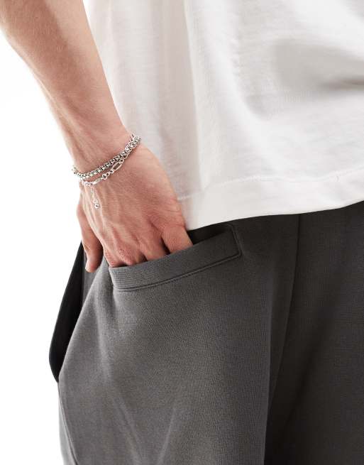 ASOS DESIGN - Grå oversized ballon-joggingbukser med pintucks, 3 af 5
