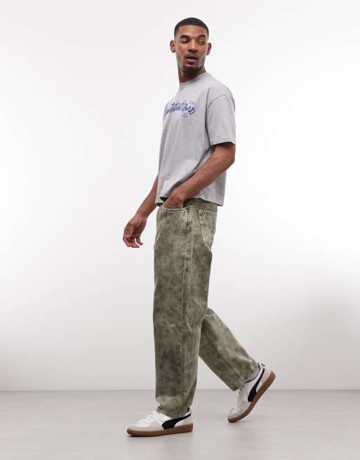 ASOS DESIGN - Grå oversized T-shirt med 'Good Intentions'-print og firkantet pasform, 2 af 5