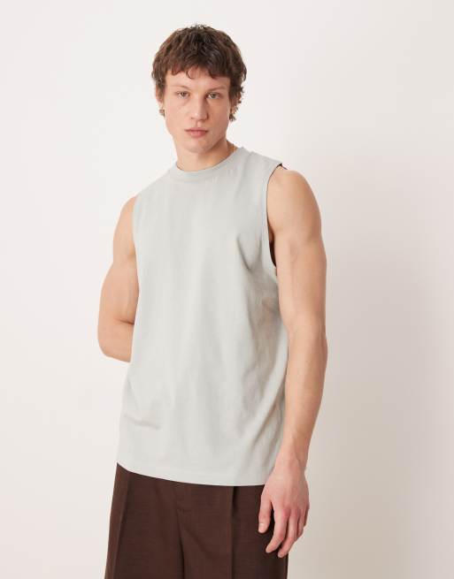 ASOS DESIGN - Grå oversized tanktop med frugtprint, 3 af 5
