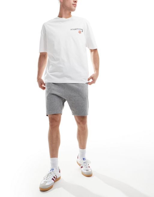 CerbeShops DESIGN – Grå shorts med extra smal passform
