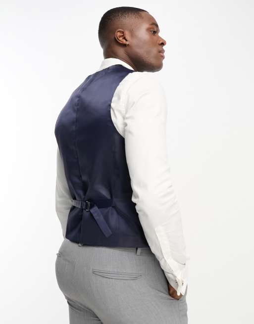 ASOS DESIGN - Grå super skinny-habitvest, 3 af 5