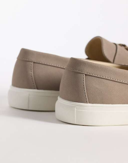 ASOS DESIGN - Gråbrune loafers med kvaster, 4 af 4
