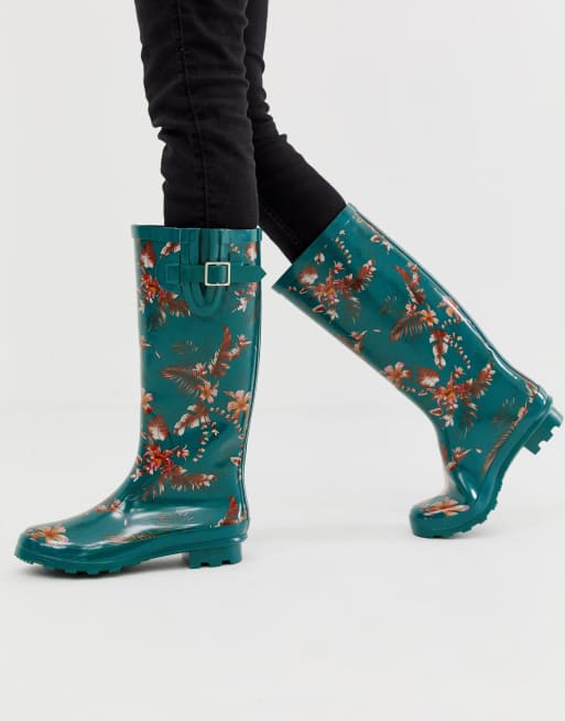 Floral gumboots on sale