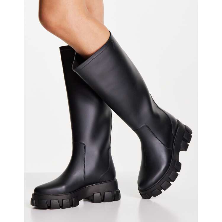 how to clean black rubber rain boots