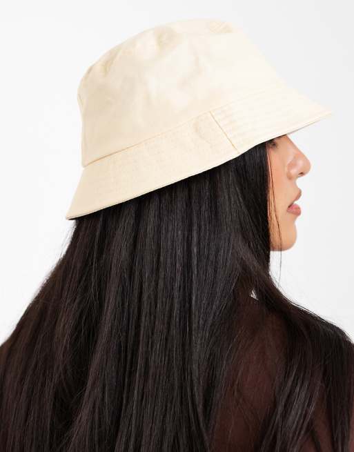 ASOS DESIGN – Gräddvit solhatt i bomullscanvas, 3 av 3
