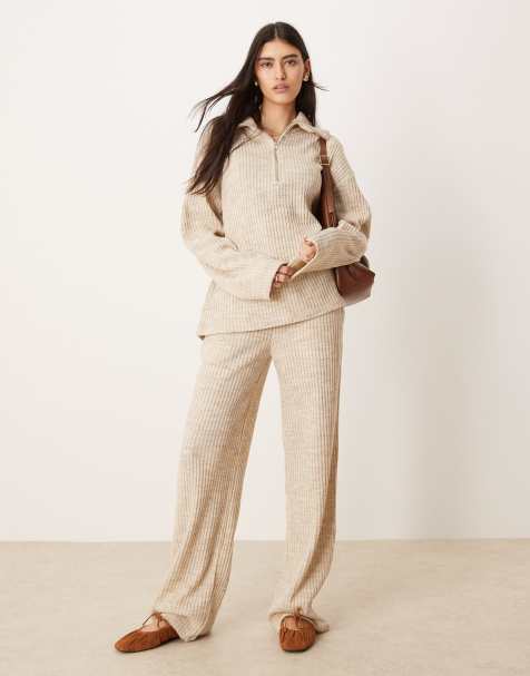 ASOS DESIGN – Gräddvitt, borstat set - view 1