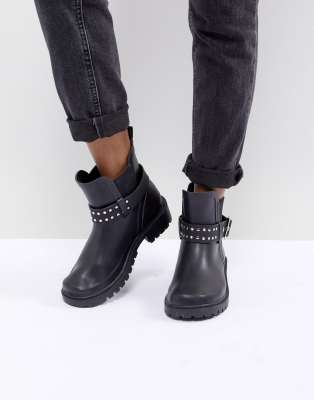 studded rain boots