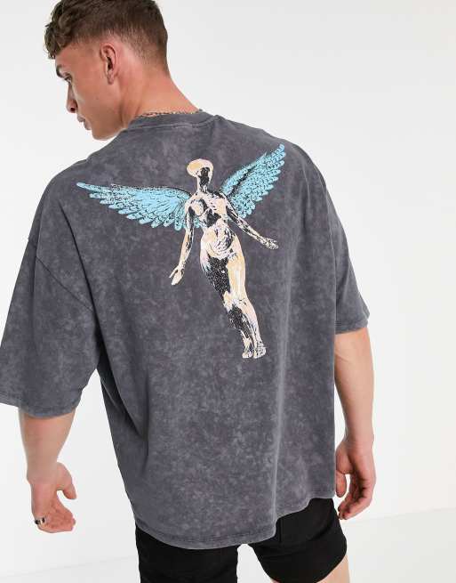 Oversized T Shirt Med Tryck