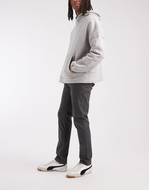 ASOS DESIGN – Grafitowe chinosy o obcisłym kroju, 3 z 5