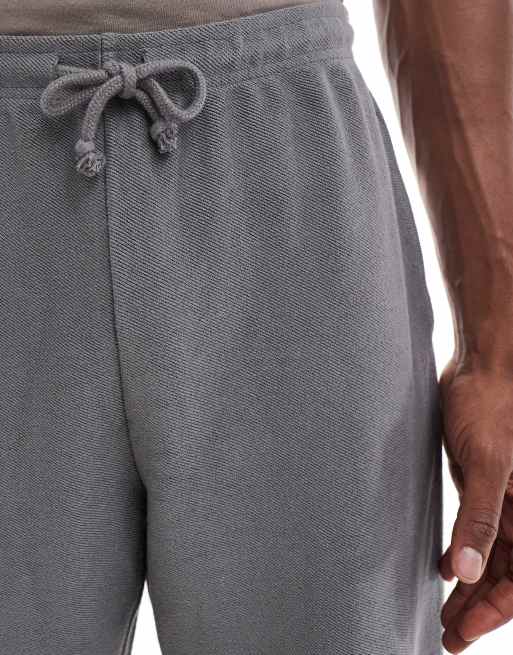 ASOS DESIGN – Grafitowe, fakturowane joggersy oversize, część zestawu, 3 z 5