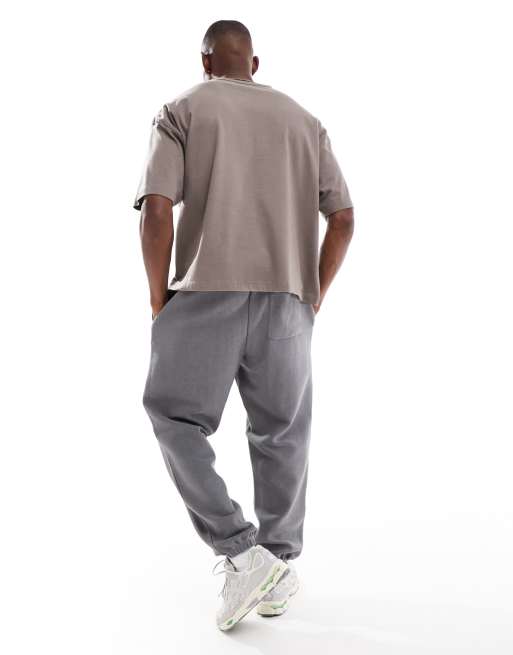 ASOS DESIGN – Grafitowe, fakturowane joggersy oversize, część zestawu, 4 z 5