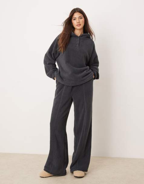 ASOS DESIGN – Grafitowy zestaw z mikropolaru - view 1
