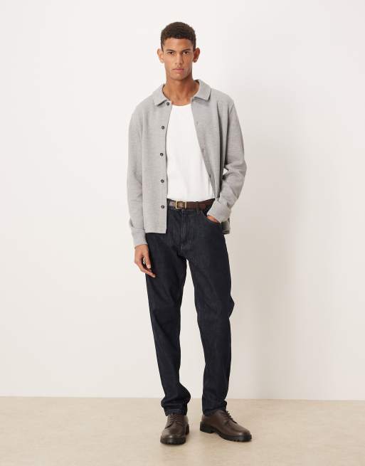 ASOS DESIGN – Gråmelerad skjortjacka med knäppning, 2 av 5