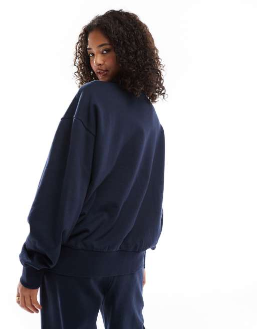 ASOS DESIGN – Granatowa bluza z napisem Berlin, część zestawu, 4 z 4