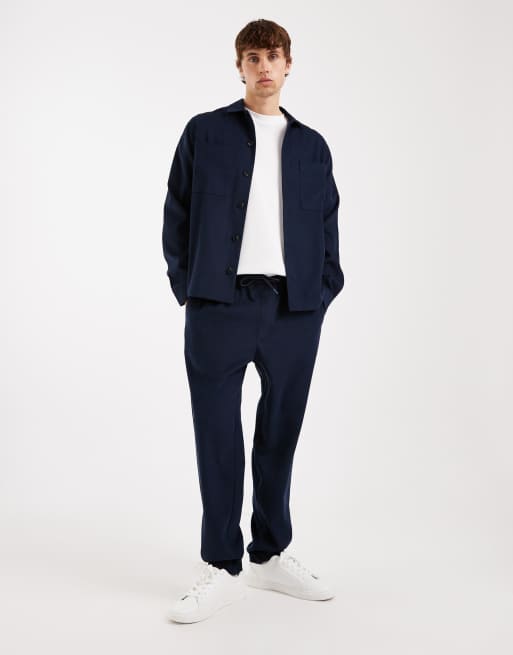 ASOS DESIGN – Granatowa koszula wierzchnia, część zestawu, 3 z 5