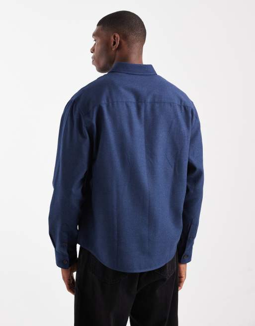 ASOS DESIGN – Granatowa koszula wierzchnia z naszywką, 3 z 5