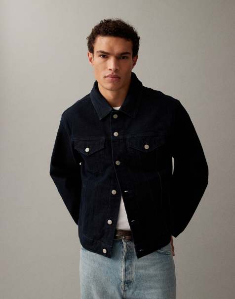 ASOS DESIGN – Granatowa kurtka typu trucker - view 1