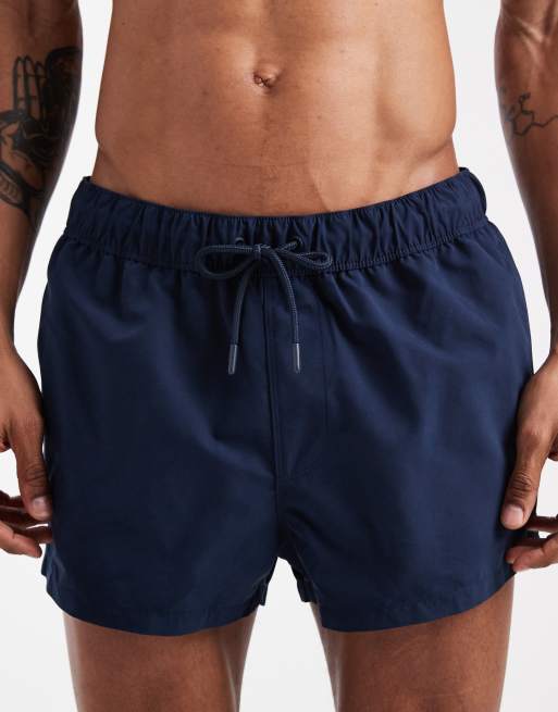 ASOS DESIGN – Granatowe bardzo krótkie szorty kąpielowe, 4 z 5