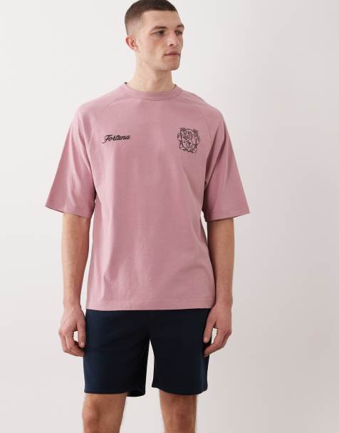 ASOS DESIGN – Granatowe dopasowane średniej długości szorty z dżerseju basic - view 1