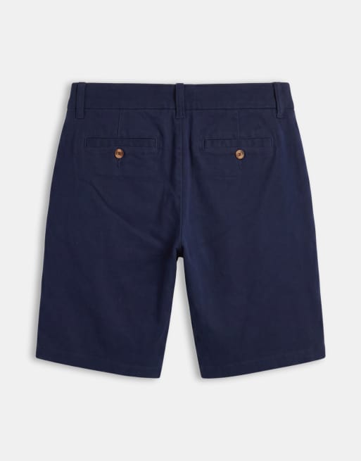 ASOS DESIGN – Granatowe dopasowane szorty chinosy, 7 z 7
