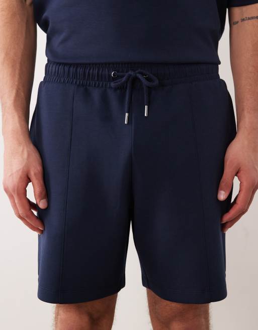 ASOS DESIGN – Granatowe dżersejowe szorty oversize z zaszewkami, 5 z 5