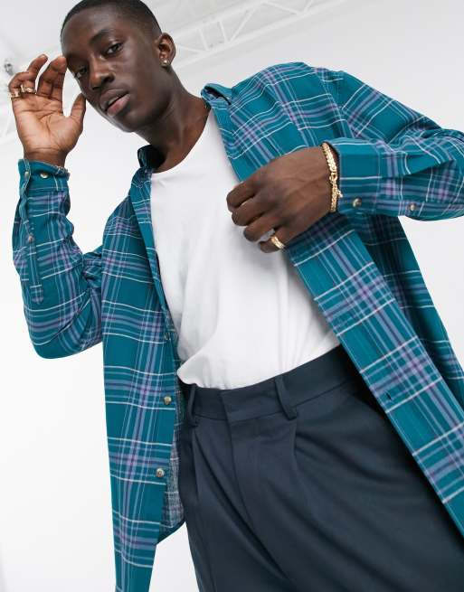 ASOS DESIGN – Granatowe eleganckie bojówki oversize o zwężanym kroju, 2 z 4