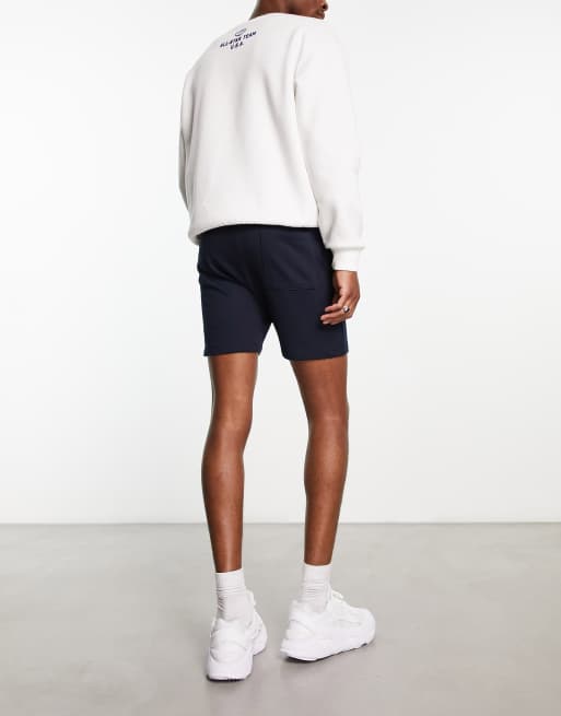 ASOS DESIGN – Granatowe krótkie szorty dżersejowe o obcisłym kroju, 3 z 4