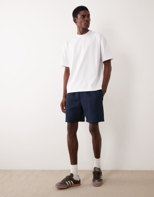 ASOS DESIGN – Granatowe średniej długości szorty basic o kroju oversize, 2 z 5