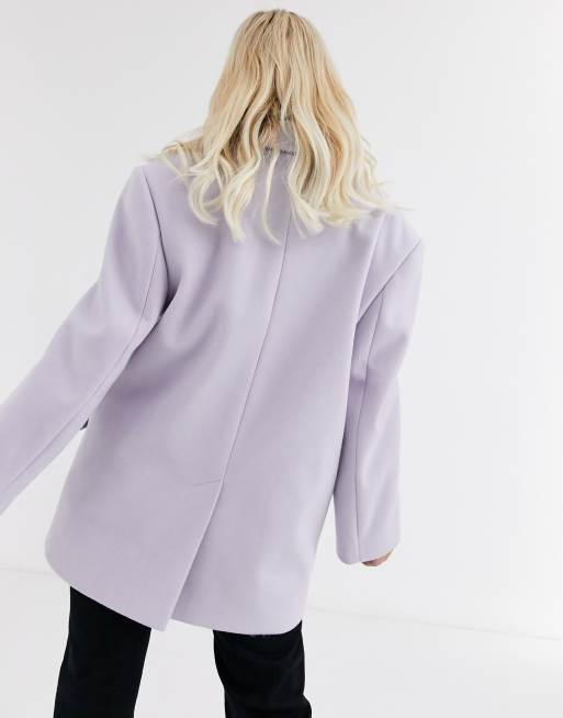 Asos lilac coat best sale