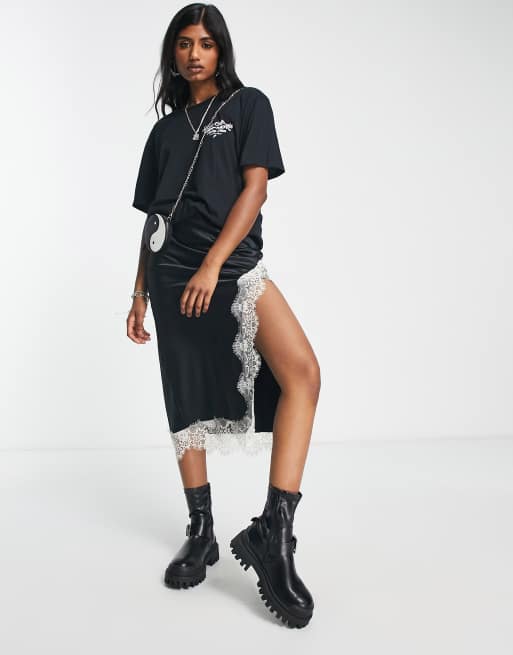 ASOS DESIGN graphic oversized t-shirt with california moto in black, 3 of 4