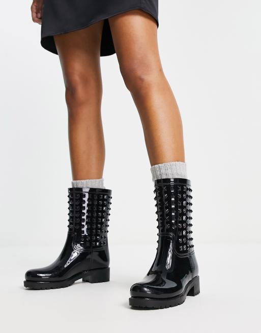 Valentino studded rain clearance boots