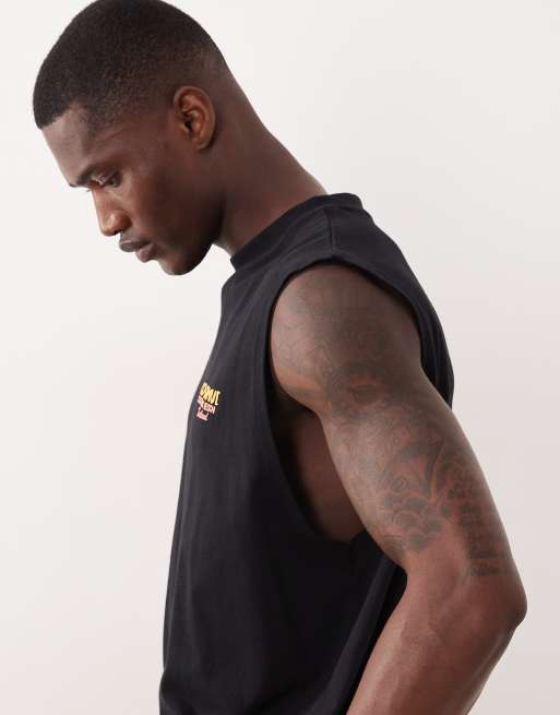ASOS DESIGN – Grått linne i oversized fit med ö-tryck baktill, 4 av 7